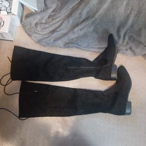 Suede Thight high boots